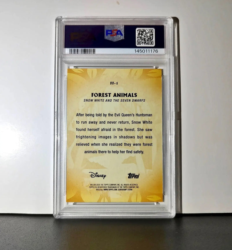 Forest Animals 2025 Topps Disney 2025 Topps Disney #FF-1 Furry Friends PSA 10 - Non-Sports Card Single