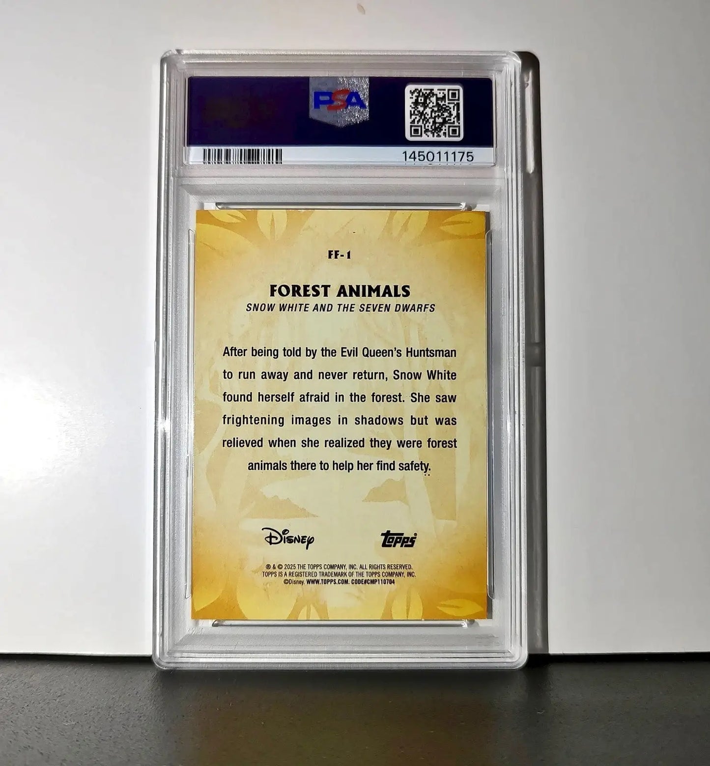 Forest Animals 2025 Topps Disney 2025 Topps Disney #FF-1 Furry Friends PSA 9 - Non-Sports Card Single