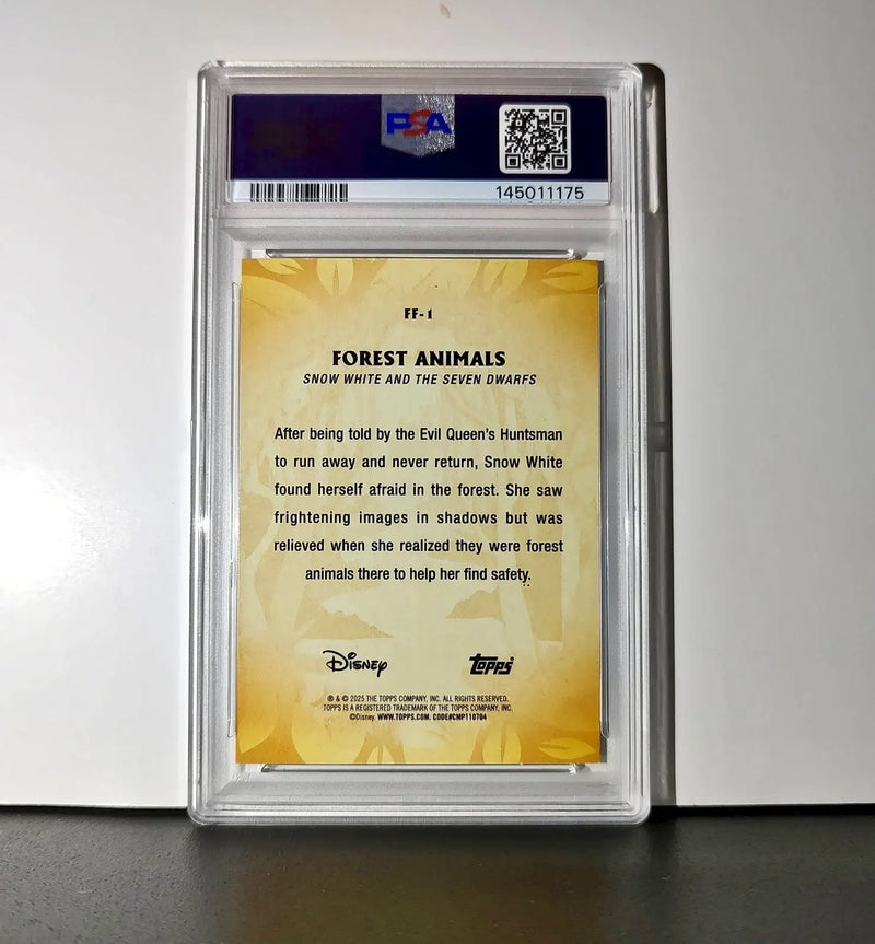 Forest Animals 2025 Topps Disney 2025 Topps Disney #FF-1 Furry Friends PSA 9 - Non-Sports Card Single