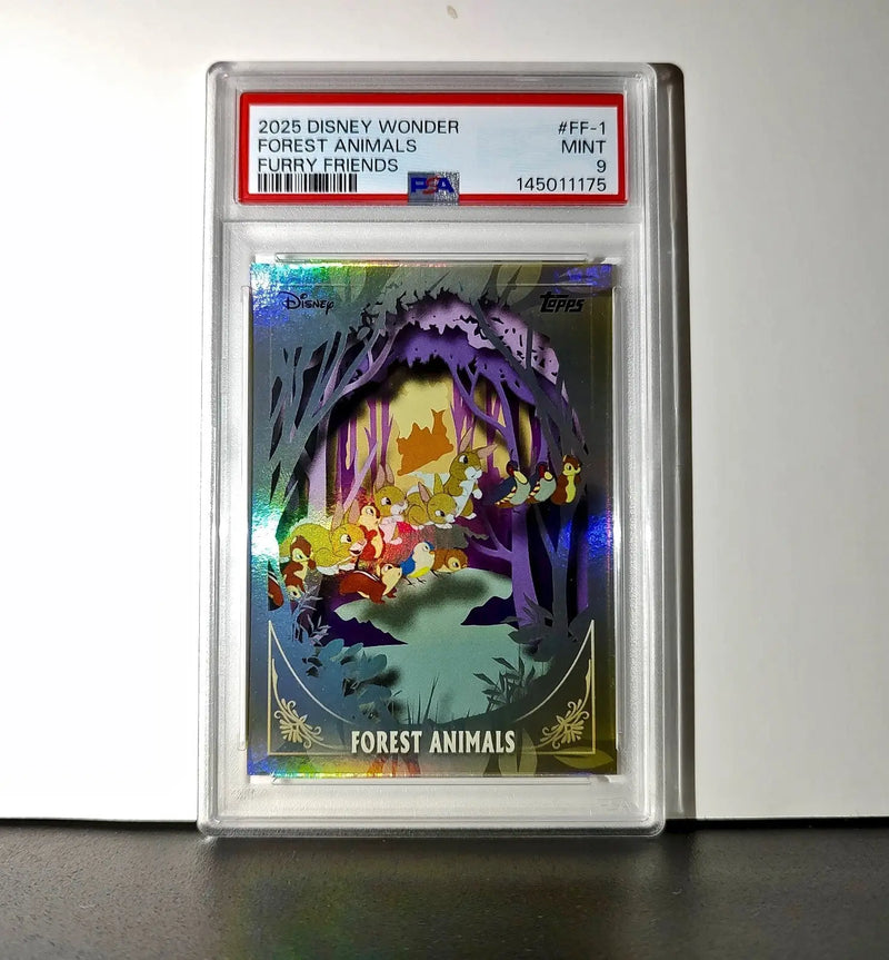 Forest Animals 2025 Topps Disney 2025 Topps Disney #FF-1 Furry Friends PSA 9 - Non-Sports Card Single