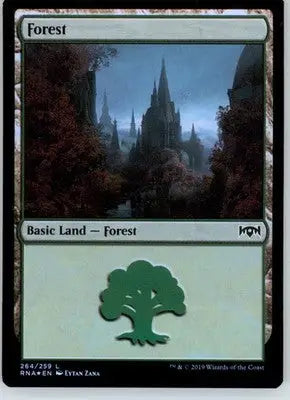 Forest - Ravnica Allegiance - 264 - Foil LP - Magic Card Single