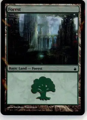 Forest () - Ravnica: City of Guilds - 303 - Foil HP - Magic Card Single