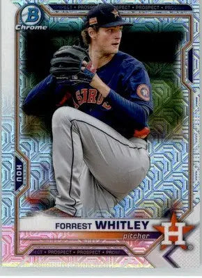 Forrest Whitley - 2021 Bowman - #BCP-9 - Chrome Prospects Mojo Refractor - Baseball Card Single