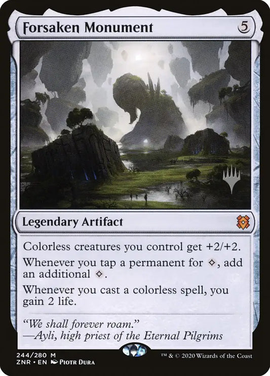 Forsaken Monument (Promo Pack) [Zendikar Rising Promos] - Magic Card Single