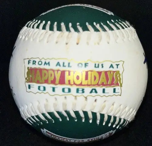 Fotoball 1995 Happy Holidays Season’s Greetings Baseball Ball 1996 - Sports Memorabilia