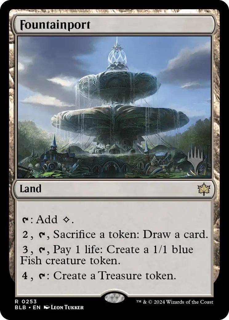 Fountainport (Promo Pack) [Bloomburrow Promos] - Magic Card Single