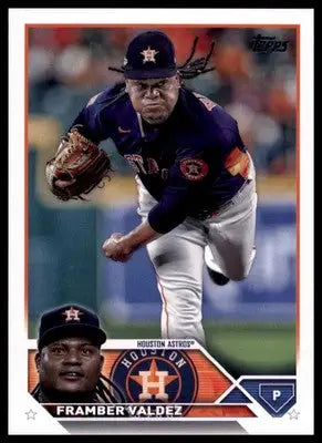 Framber Valdez 2023 Topps #342 Houston Astros - Baseball Card Single