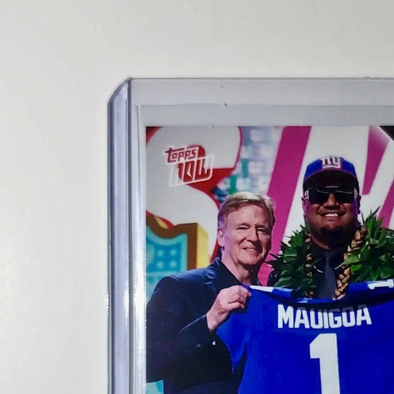 Francis Mauigoa Rookie 2026 Topps Now Draft Night #FMAU Card New York Giants - Football Card Single