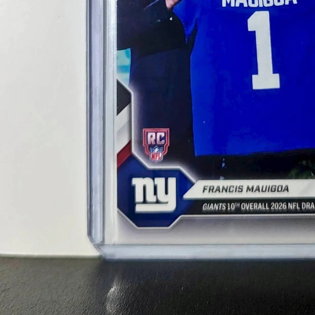 Francis Mauigoa Rookie 2026 Topps Now Draft Night #FMAU Card New York Giants - Football Card Single