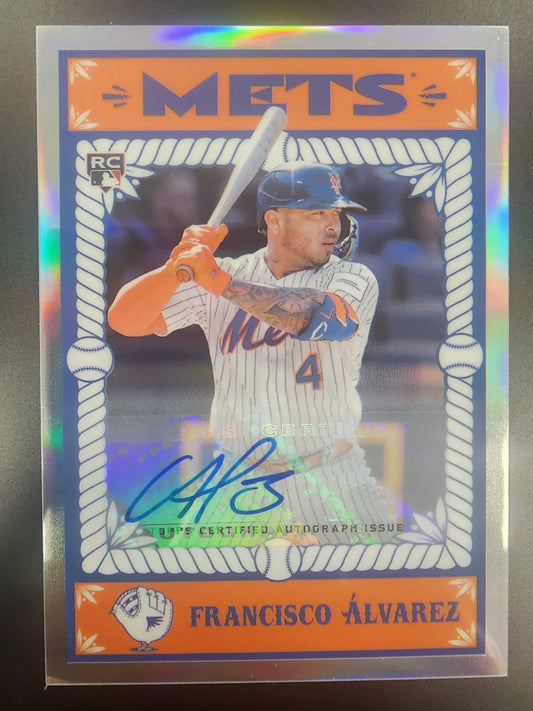 Francisco Alvarez 2023 Bowman Ascensions RC Auto #20/150 - Baseball Card Single