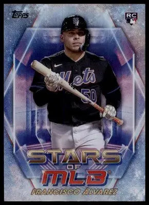 Francisco Álvarez 2023 Topps Stars of MLB #SMLB-50 New York Mets - Baseball Card Single