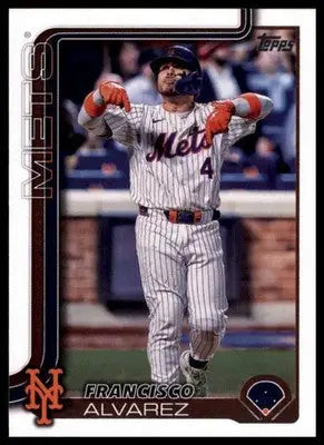 Francisco Alvarez 2025 Topps #171 New York Mets - Baseball Card Single