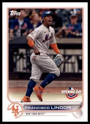 Francisco Lindor 2022 Topps Opening Day #84 New York Mets - Baseball Card Single