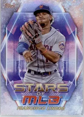 Francisco Lindor - 2023 Topps - #SMLB-28 - Stars of MLB Baseball - Baseball Card Single