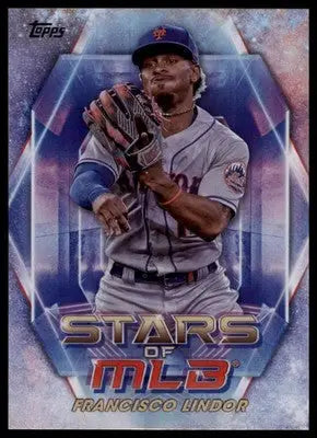 Francisco Lindor 2023 Topps Stars of MLB #SMLB-28 New York Mets - Baseball Card Single
