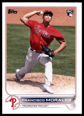 Francisco Morales Rookie 2022 Topps Update #US318 Philadelphia Phillies - Baseball Card Single