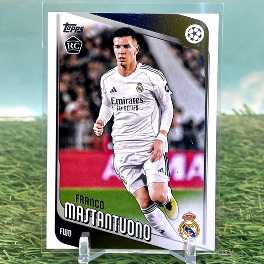 Franco Mastantuono (RC) 2025-26 Topps UEFA Club Competitions #172 ROOKIE - Soccer Card Single