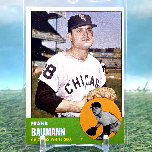 Frank Baumann 1963 Topps #381 Chicago White Sox Vg-Ex - Baseball Card Single
