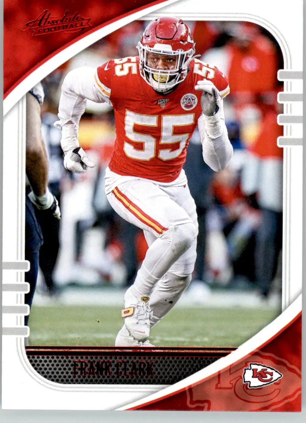 Frank Clark - 2020 Panini Absolute - #100 - Red Football - Football Card Single