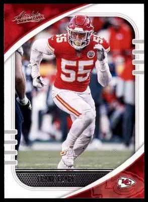 Frank Clark 2020 Panini Absolute Retail #100 Kansas City Chiefs