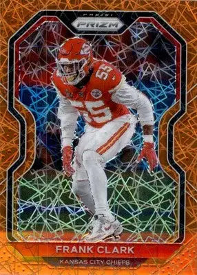 Frank Clark - 2020 Panini Prizm - #126 - Prizm Lazer Football - Football Card Single