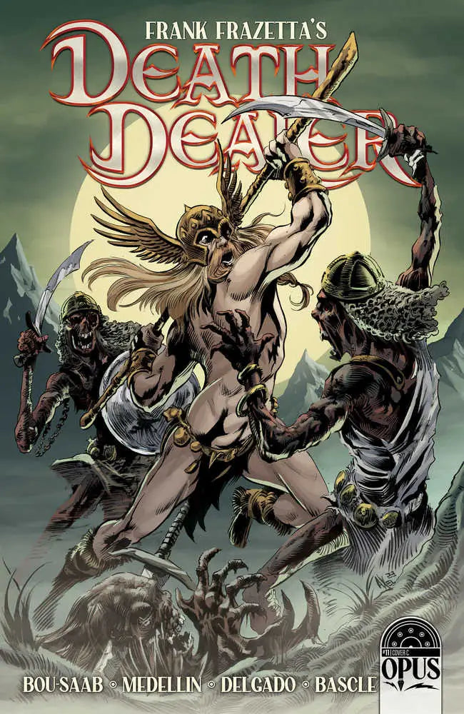 Frank Frazetta Death Dealer #11 Cover C 5 Copy Variant Edition Medellin - Comic Book