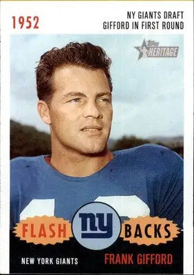 Frank Gifford - 2006 Topps Heritage - #FL-1 - Flashbacks Football - Football Card Single