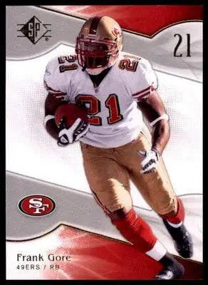 Frank Gore 2009 SP #17 San Francisco 49ers
