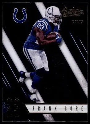Frank Gore 2016 Panini Absolute #9 Indianapolis Colts