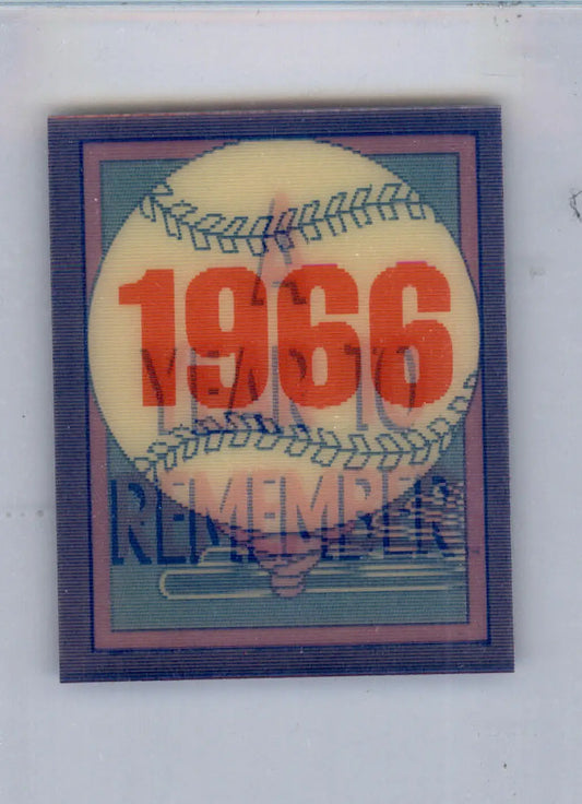 Frank Robinson: 1966 - 1989 Score - #35 - Magic Motion: A Year to Remember - Baseball Card Single