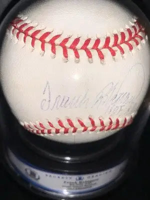 Frank Robinson Signed Official National League Baseball BAS COA Encapsulated 8 - Sports Memorabilia