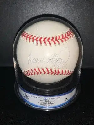 Frank Robinson Signed Official National League Baseball BAS COA Encapsulated 8 - Sports Memorabilia