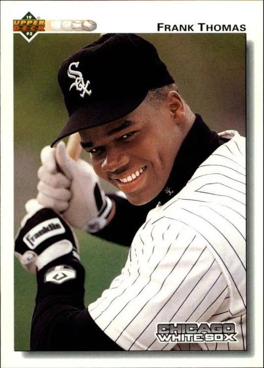 Frank Thomas 1992 Upper Deck MLB #166 Baseball Card Chicago White Sox - Baseball Card Single