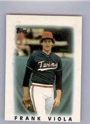 Frank Viola - 1986 Topps Major League Leaders Minis - #25 - Baseball - Baseball Card Single