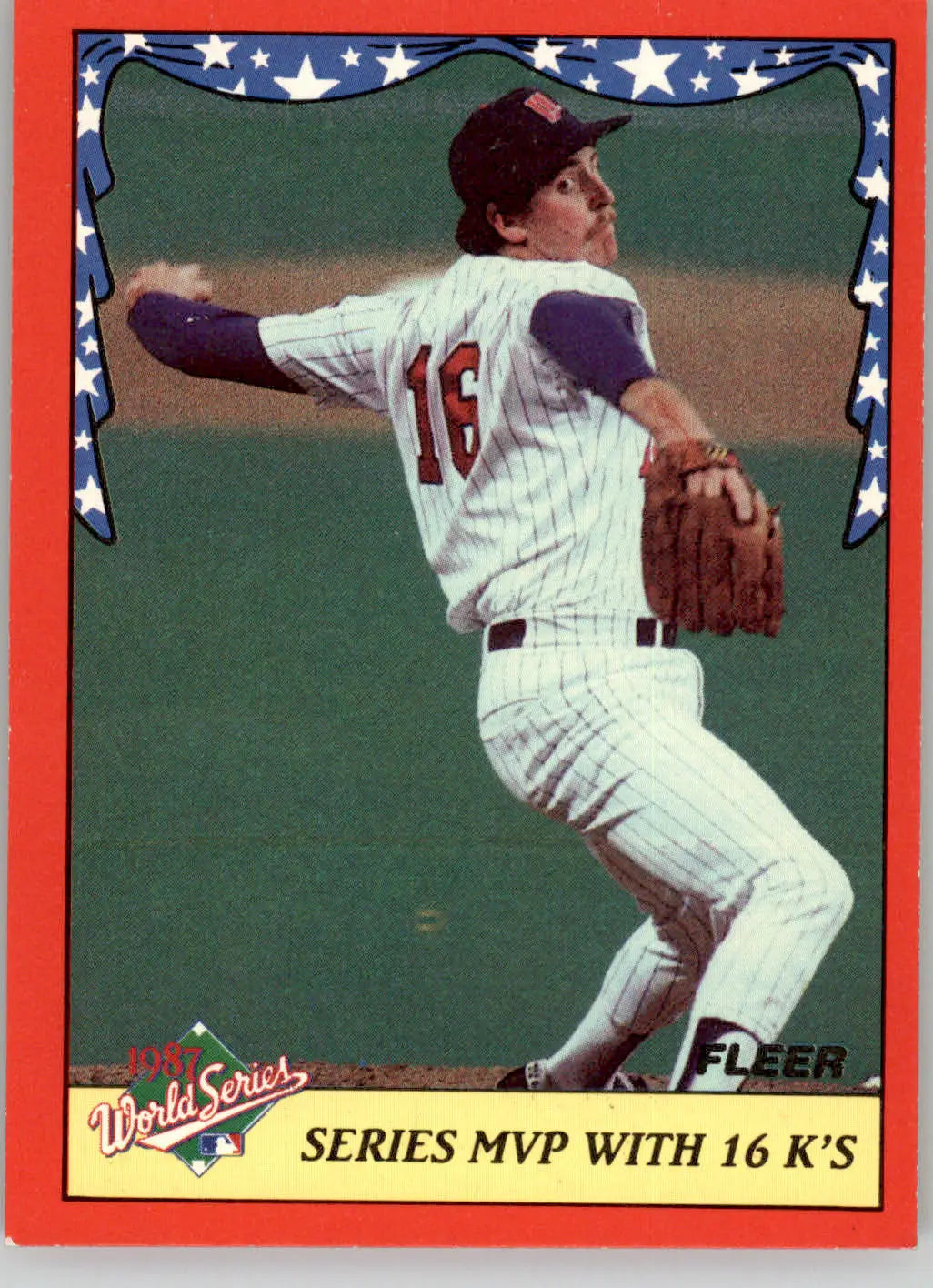 Frank Viola - Series MVP with 16 K’s - 1988 Fleer - #12 - World Series - Baseball Card Single
