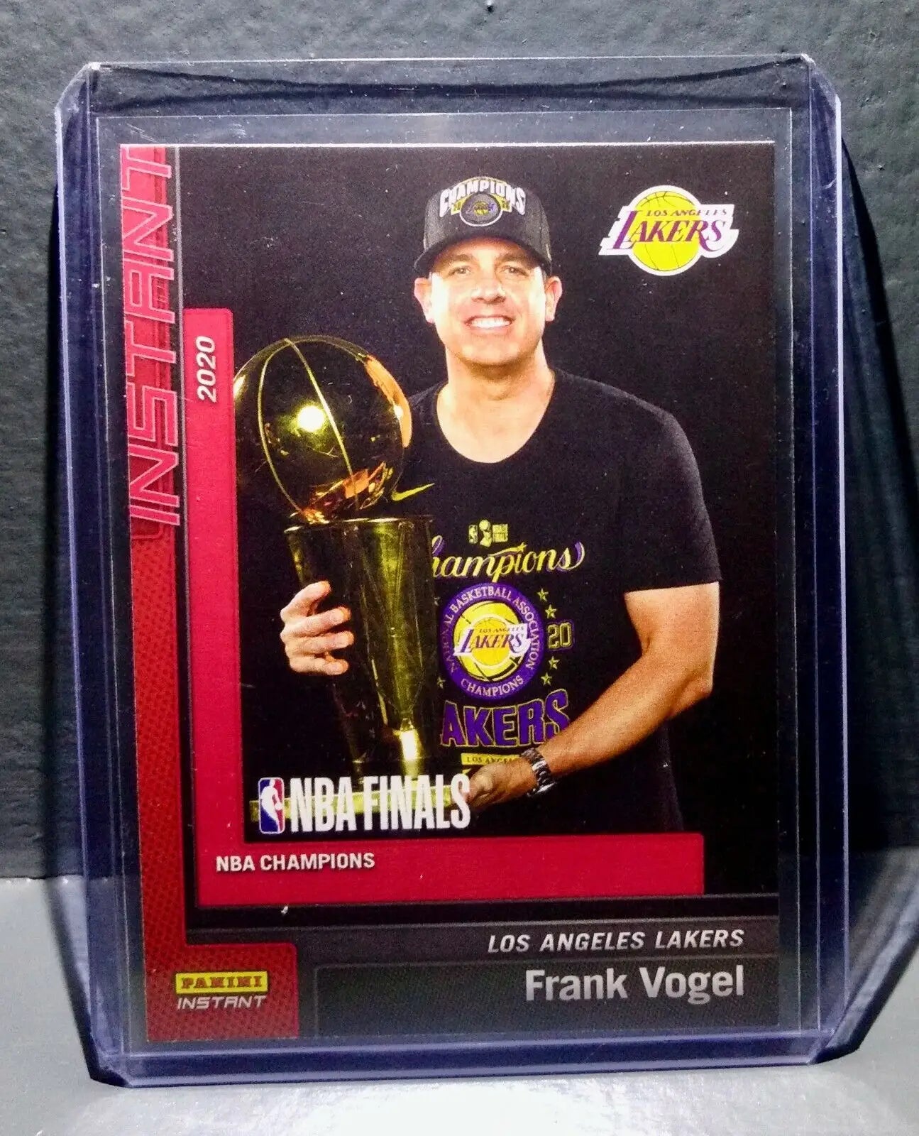 Frank Vogel 2020 Panini NBA LA Lakers Champions #20 Basketball Card - Basketball Card Single
