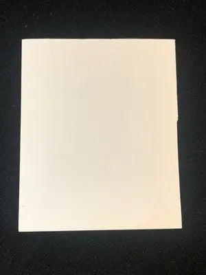 Blank off-white rectangular card from Frankie Frisch trading cards for Louis Cardinals