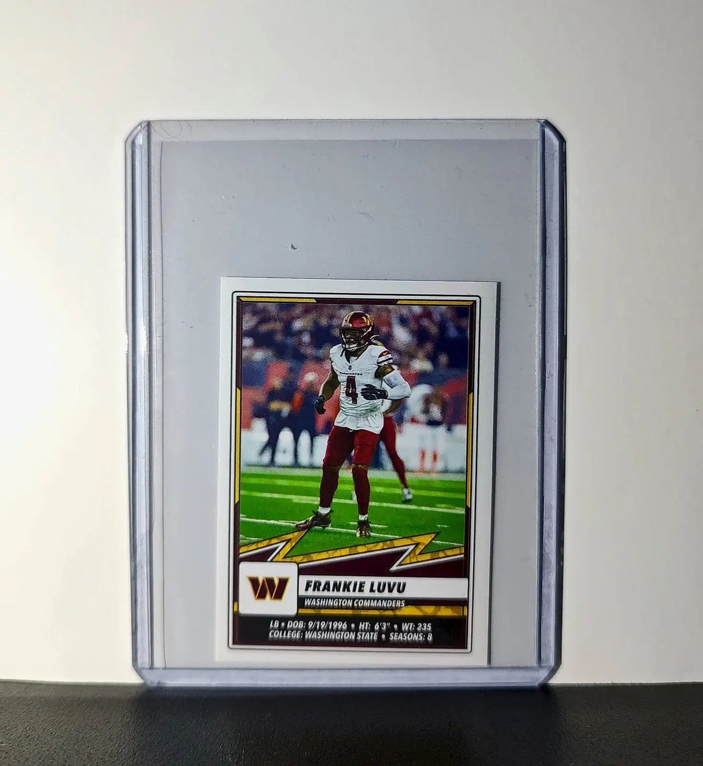 Frankie Luvu 2025 Panini NFL #354 Sticker Washington Commanders
