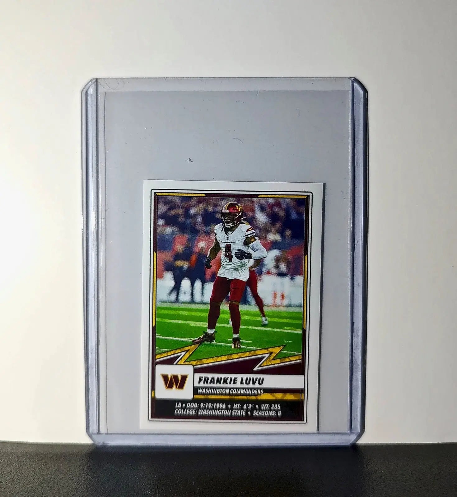 Frankie Luvu 2025 Panini NFL #354 Sticker Washington Commanders
