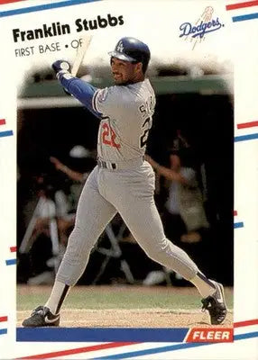 Franklin Stubbs - 1988 Fleer - #527 - Baseball - Baseball Card Single