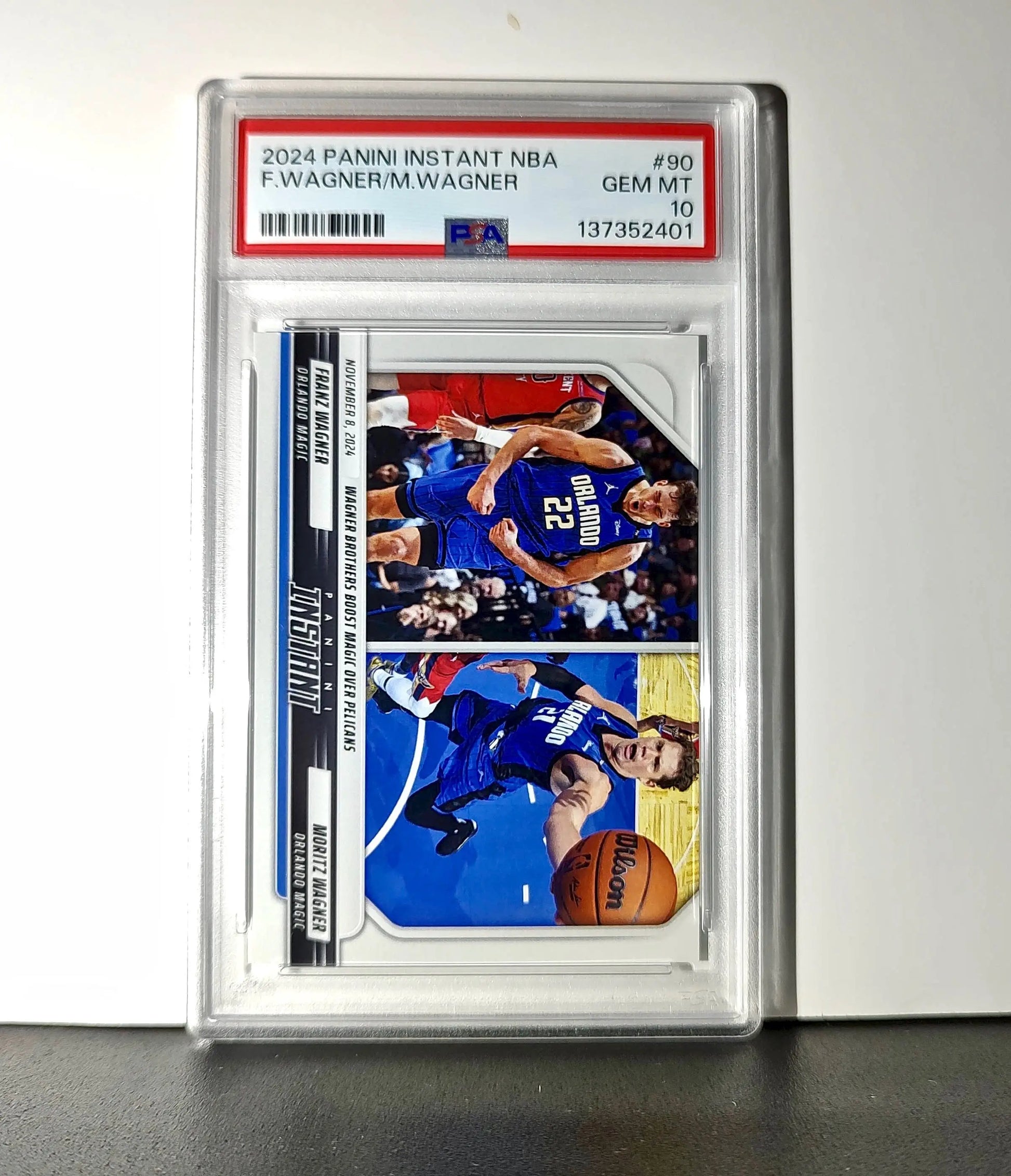 Franz Wagner / Moritz Wagner 2024 Panini NBA #90 Basketball PSA 10 Gem Mint