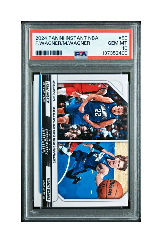 Franz Wagner / Moritz Wagner 2024 Panini NBA #90 Basketball PSA 10 Gem Mint - Basketball Card Single