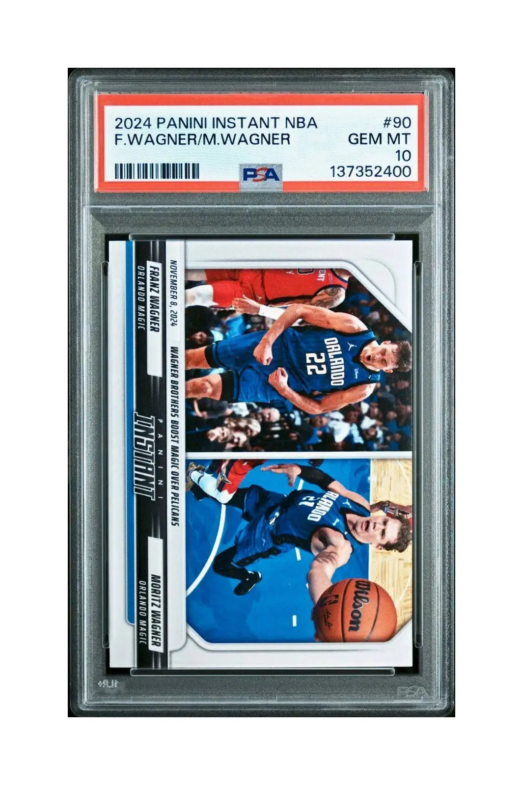 Franz Wagner / Moritz Wagner 2024 Panini NBA #90 Basketball PSA 10 Gem Mint