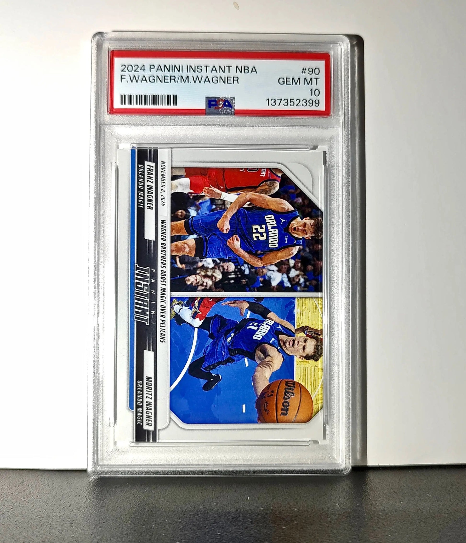 Franz Wagner / Moritz Wagner 2024 Panini NBA #90 Basketball PSA 10 Gem Mint - Basketball Card Single
