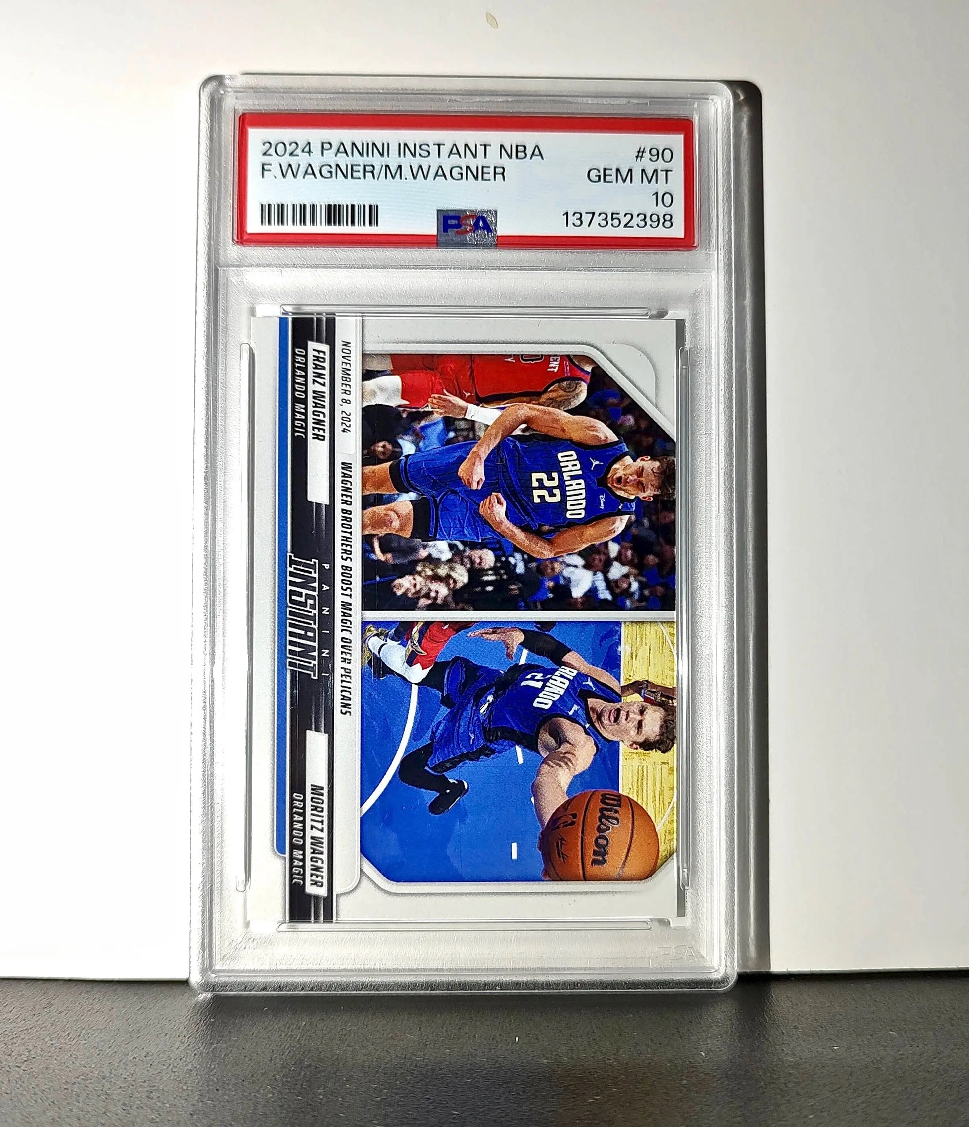 Franz Wagner / Moritz Wagner 2024 Panini NBA #90 Basketball PSA 10 Gem Mint