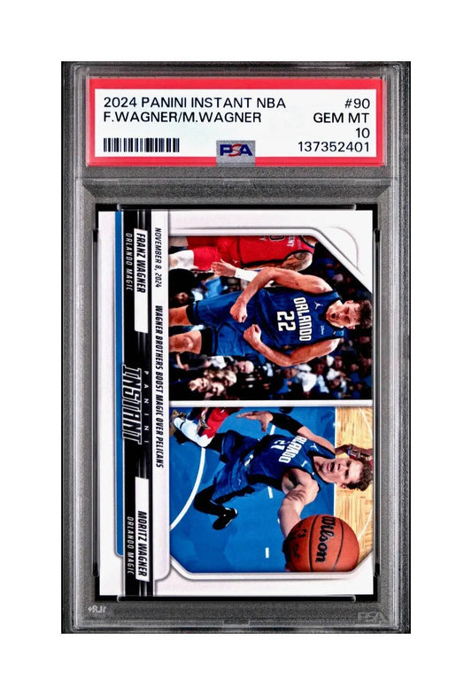 Franz Wagner / Moritz Wagner 2024 Panini NBA #90 Basketball PSA 10 Gem Mint - Basketball Card Single