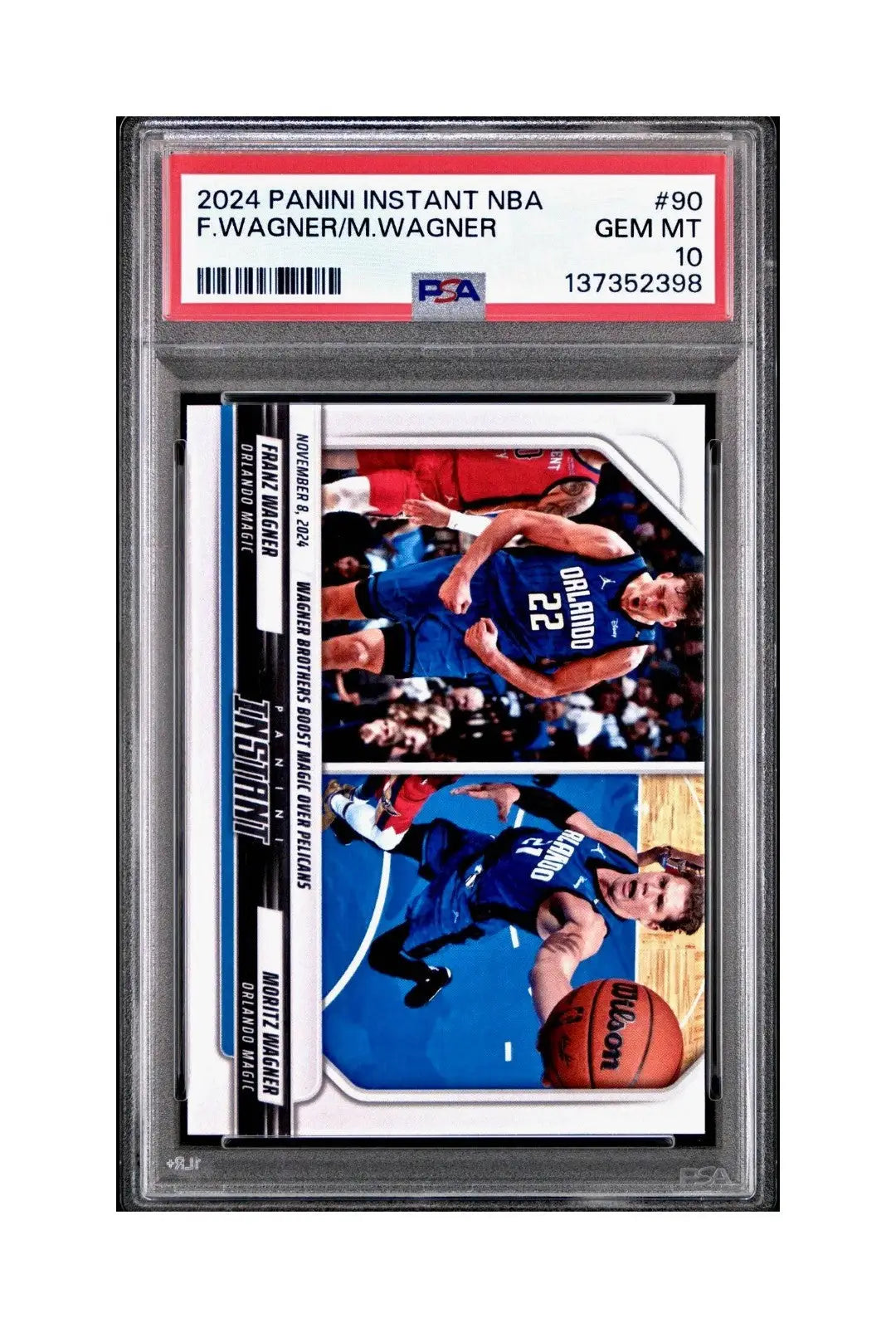 Franz Wagner / Moritz Wagner 2024 Panini NBA #90 Basketball PSA 10 Gem Mint