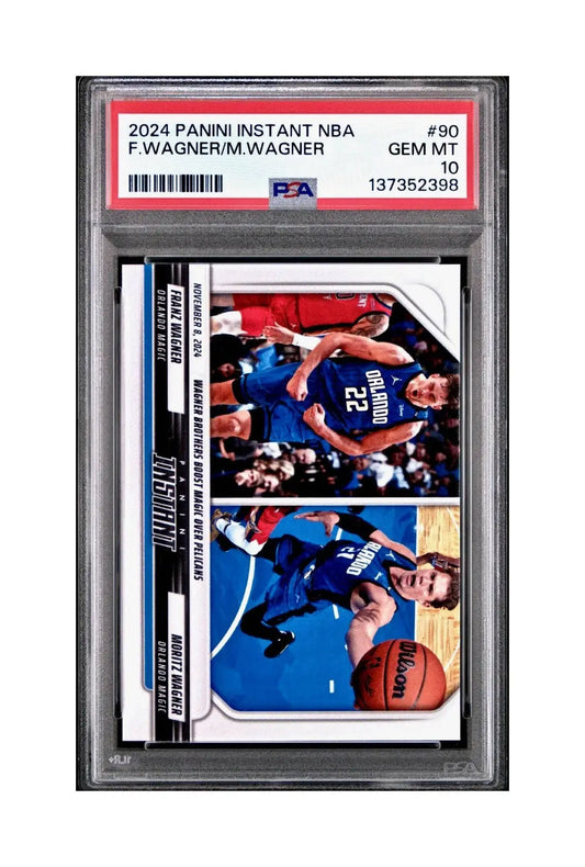 Franz Wagner / Moritz Wagner 2024 Panini NBA #90 Basketball PSA 10 Gem Mint - Basketball Card Single