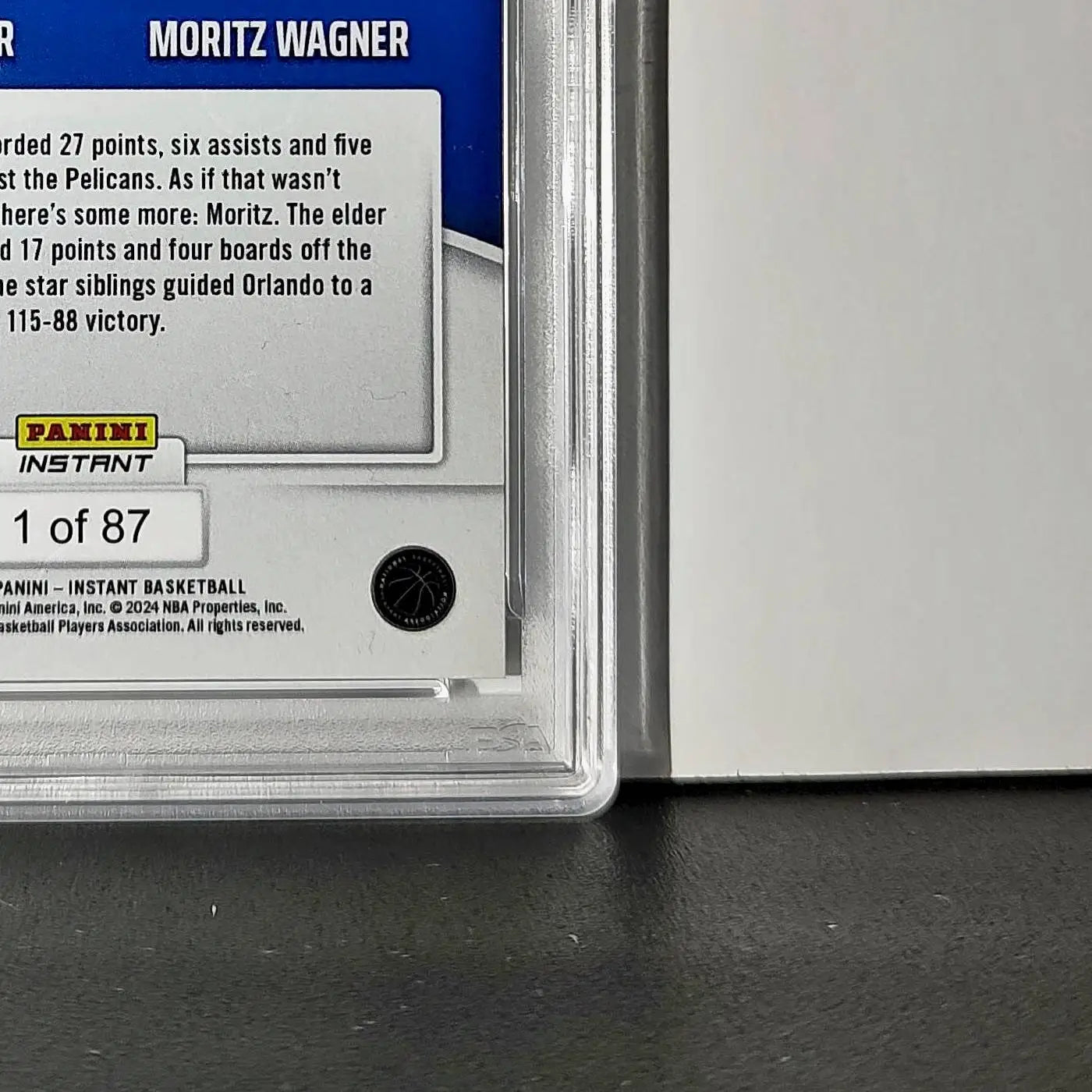 Franz Wagner / Moritz Wagner 2024 Panini NBA #90 Basketball PSA 10 Gem Mint
