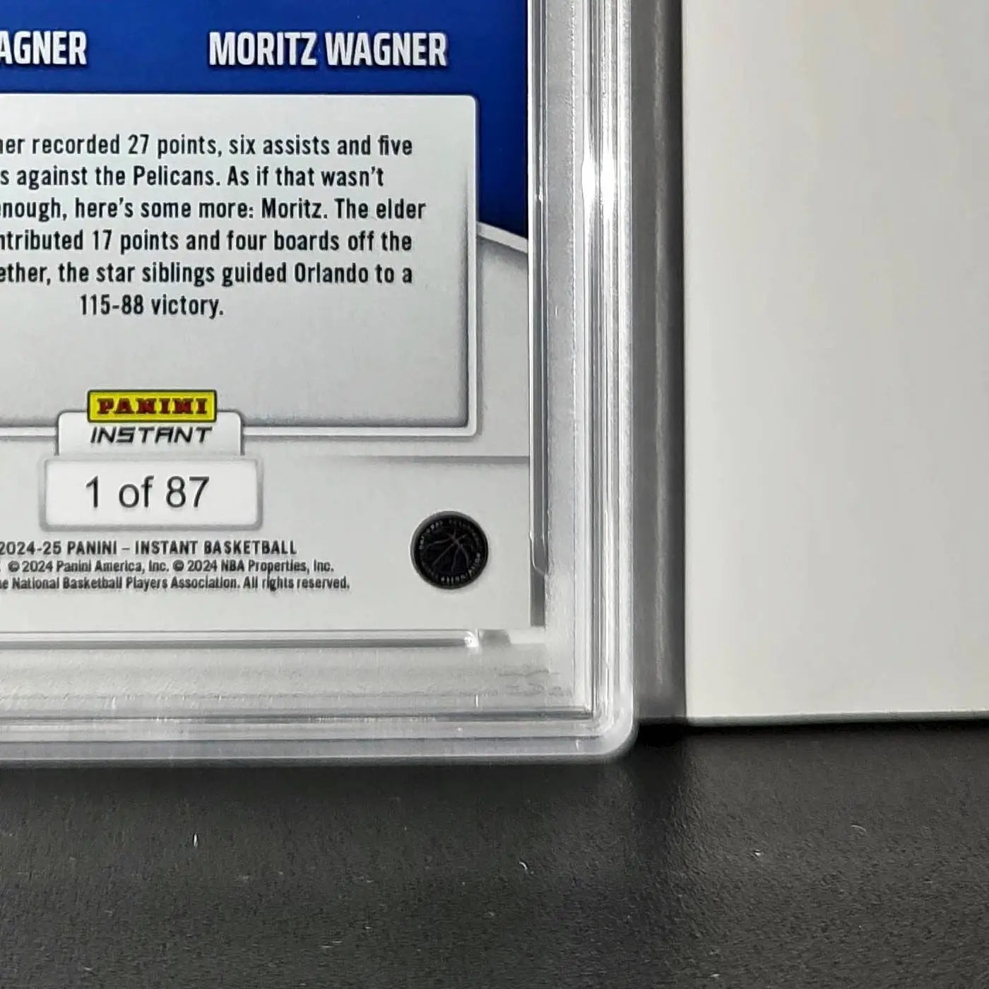 Franz Wagner / Moritz Wagner 2024 Panini NBA #90 Basketball PSA 10 Gem Mint